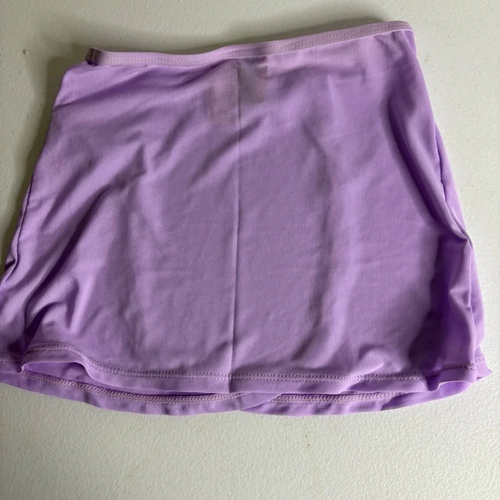 Ocean‎ Pacific Girls Size 5 2 Piece Swimsuit Set Aqua Purple Patchwork Smocked